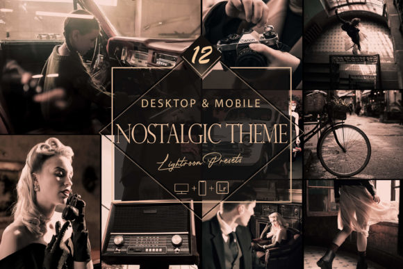 Download 12 Nostalgic Theme Lightroom Presets - Presets Collection