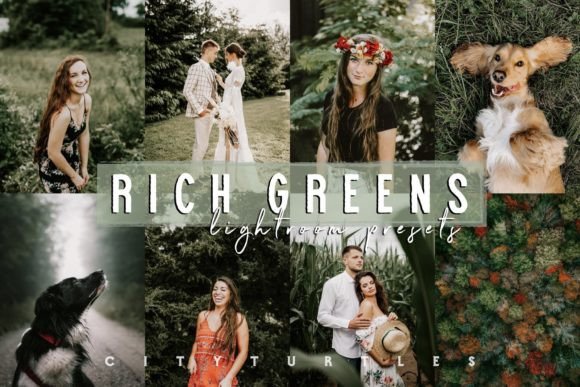 Download Moody RICH GREENS Lightroom Presets - Presets Collection