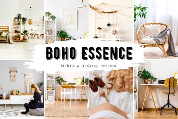 Download 10 Boho Essence Indoor Lightroom Presets - Presets Collection