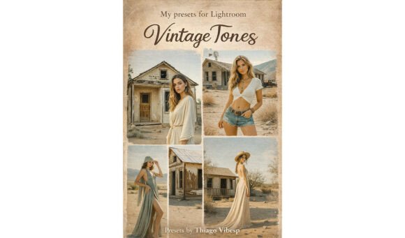 Download Vintage Tones LUTs Pack in PSD - Vintage tones Collection