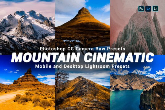 Download 16 Mountain Cinematic Lightroom Presets - Presets Collection
